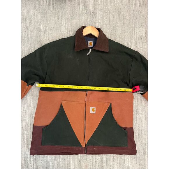 Carhartt Custom Reworked Color Block Jacket Size S - Picture 8 of 9